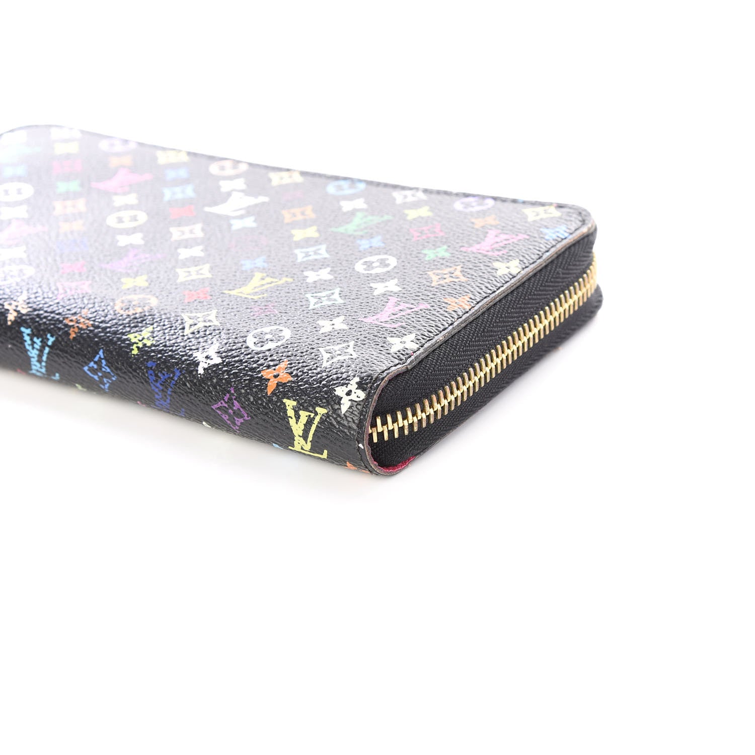 Louis Vuitton Monogram Multicolor Zippy Wallet Black Grenade 6 of 10