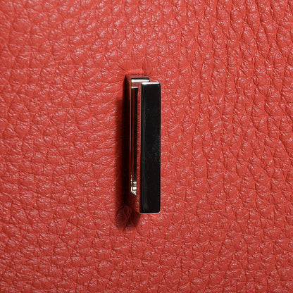 Hermes Togo Eclat Birkin 40 Sanguine and Blanc 16 of 23