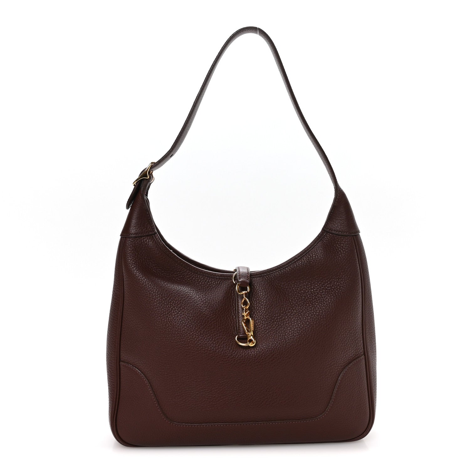 Hermes Taurillon Clemence Trim II 31 Chocolate 1 of 10