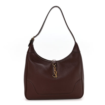 Hermes Taurillon Clemence Trim II 31 Chocolate 1 of 10