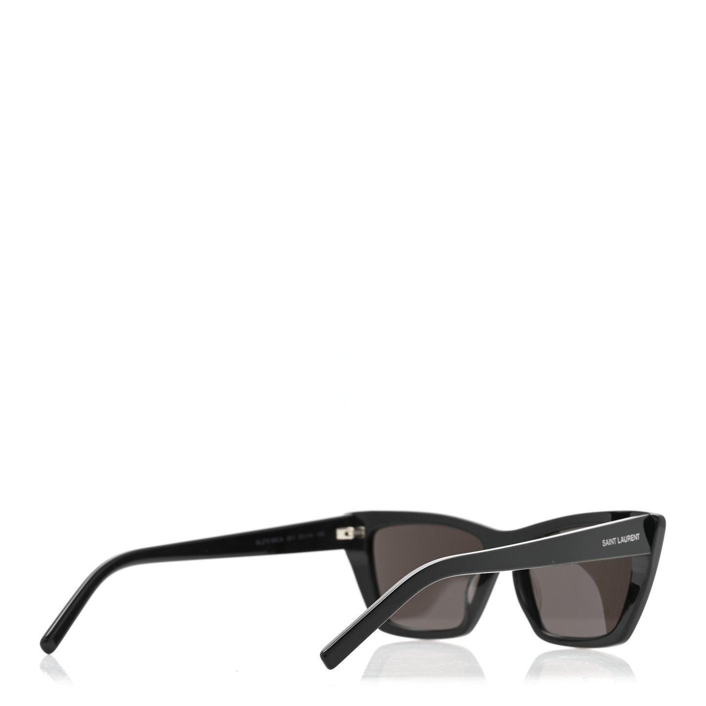 Acetate Mica Cat Eye Sunglasses SL 276 Black