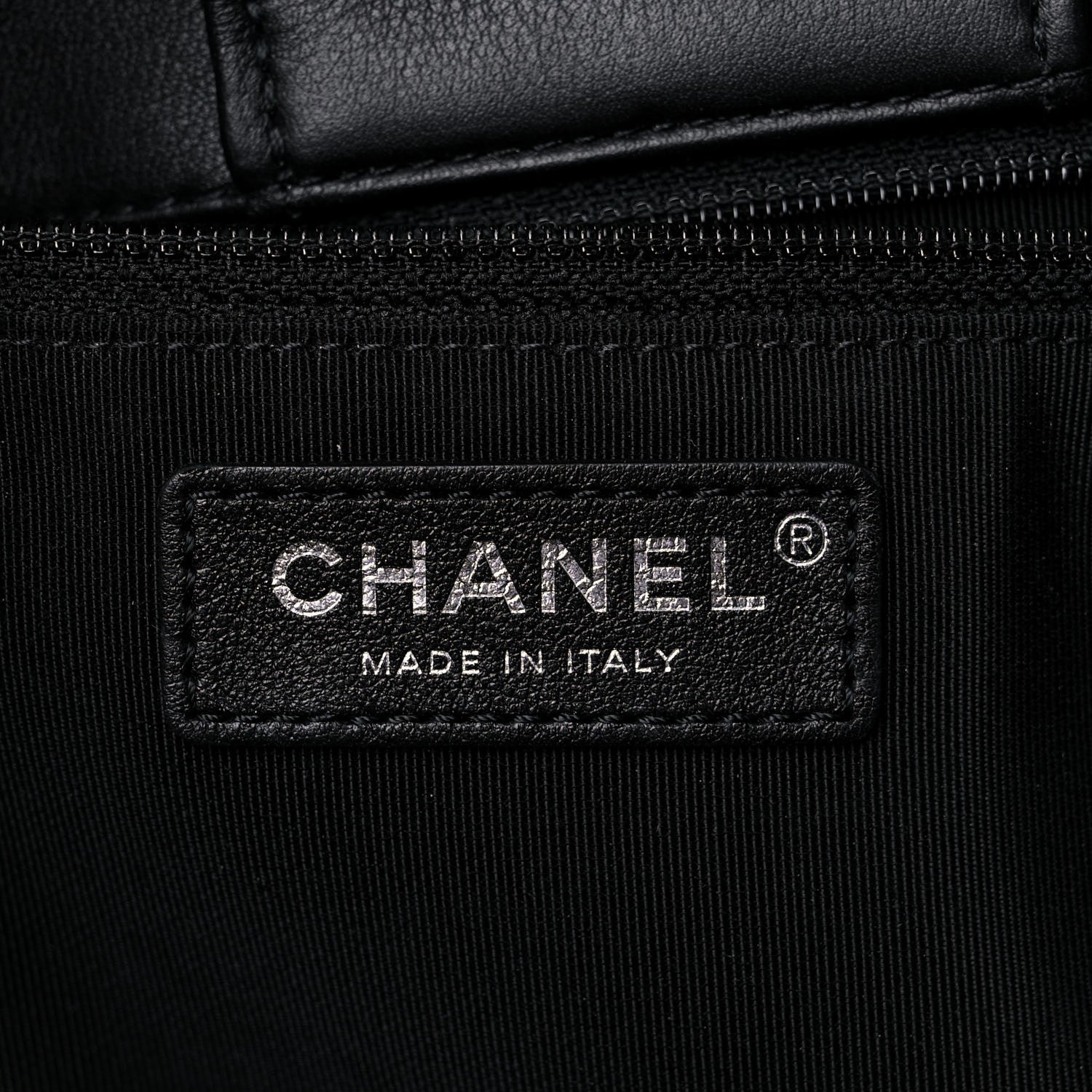 Chanel Calfskin Quilted Large Classic Shopping Tote Black 5 of 12