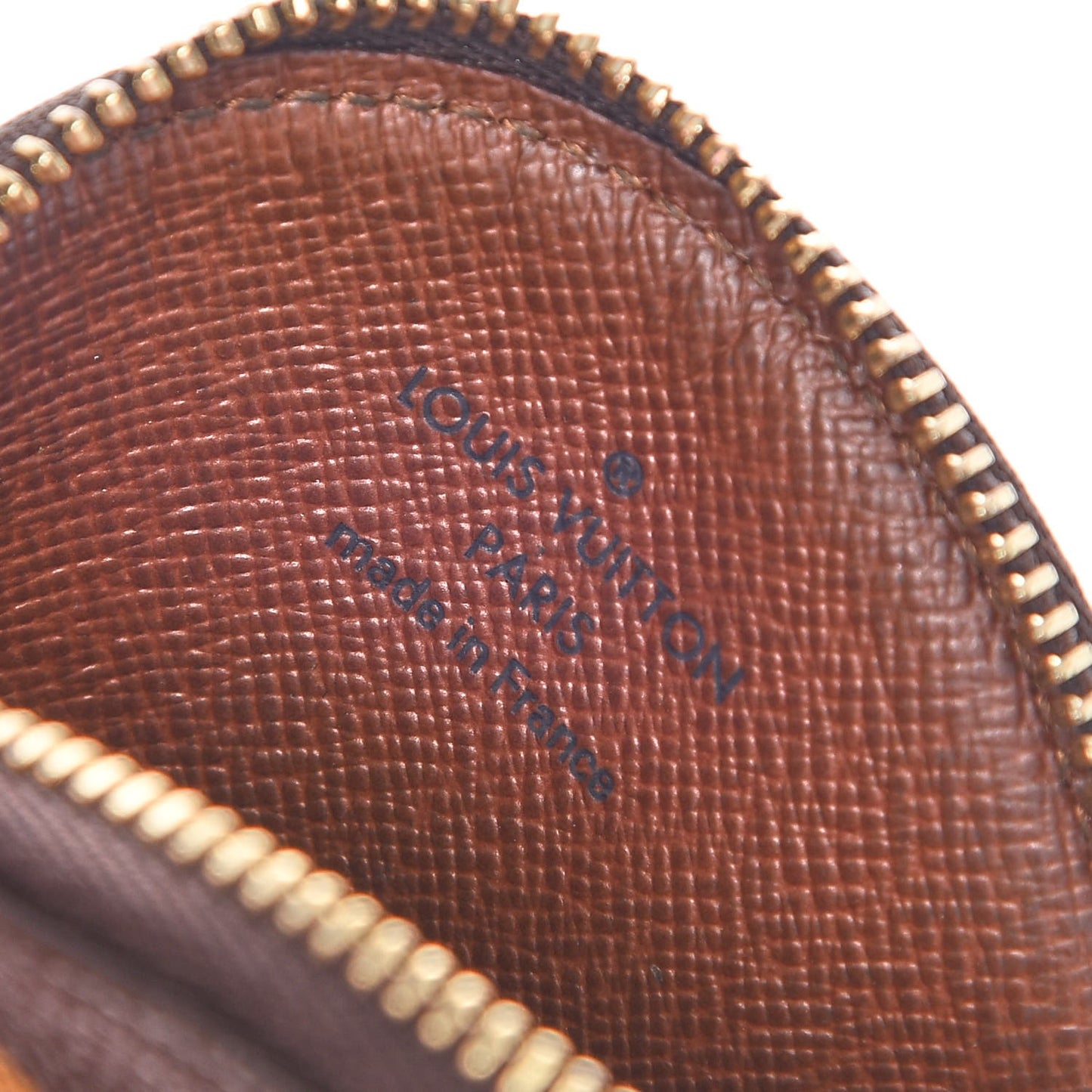 Monogram Round Coin Purse