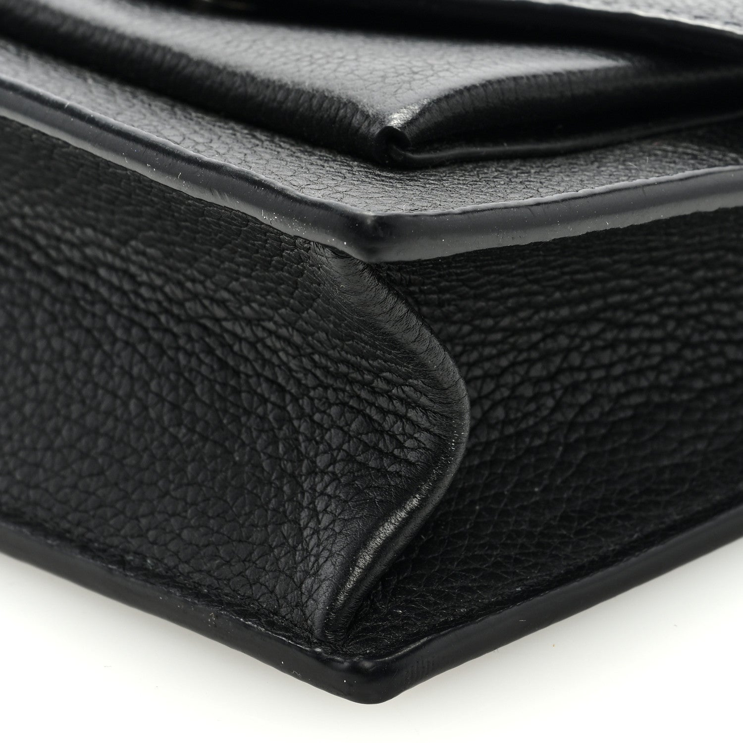 Louis Vuitton Soft Calfskin Mini My Lockme Chain Pochette Black 8 of 8