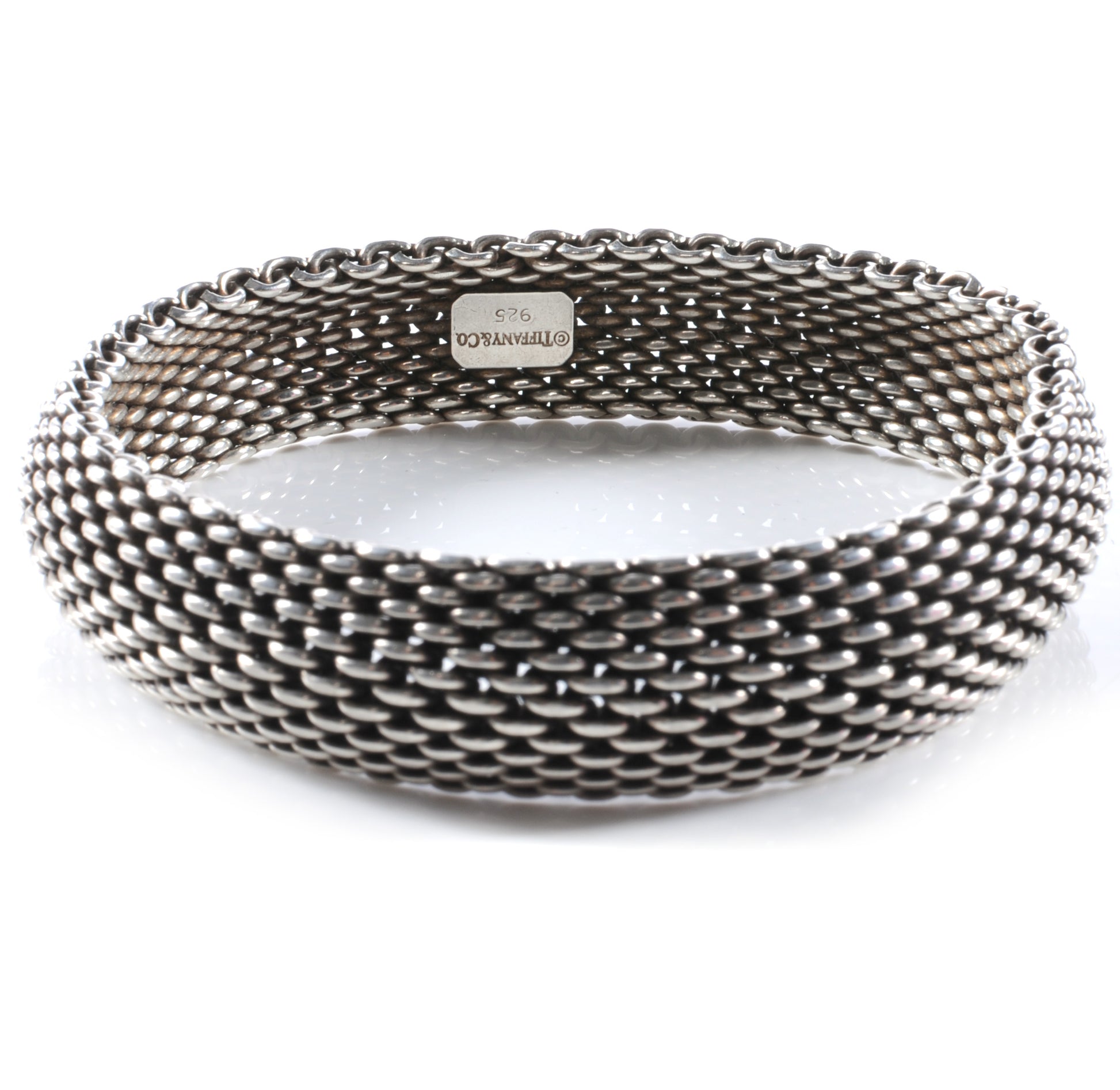 Tiffany Sterling Silver Somerset Mesh Bracelet 4 of 4