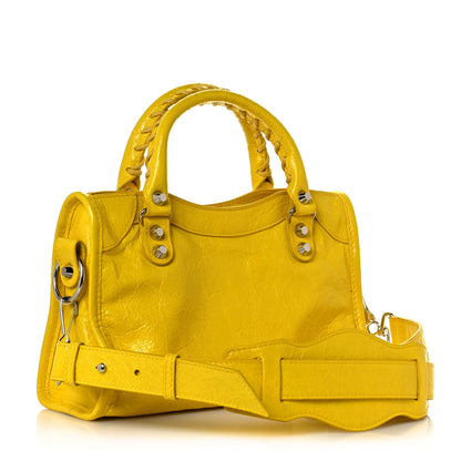 Balenciaga Agneau Classic Hardware Mini City Jaune Soleil 2 of 14