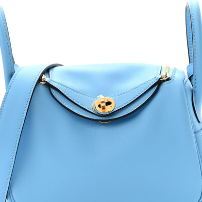 Hermes Swift Mini Lindy 20 Celeste 8 of 10