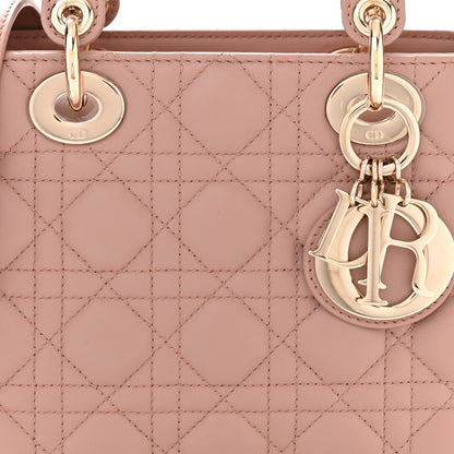 Christian Dior Lambskin Cannage Small My ABCDior Lady Dior Fard 8 of 11