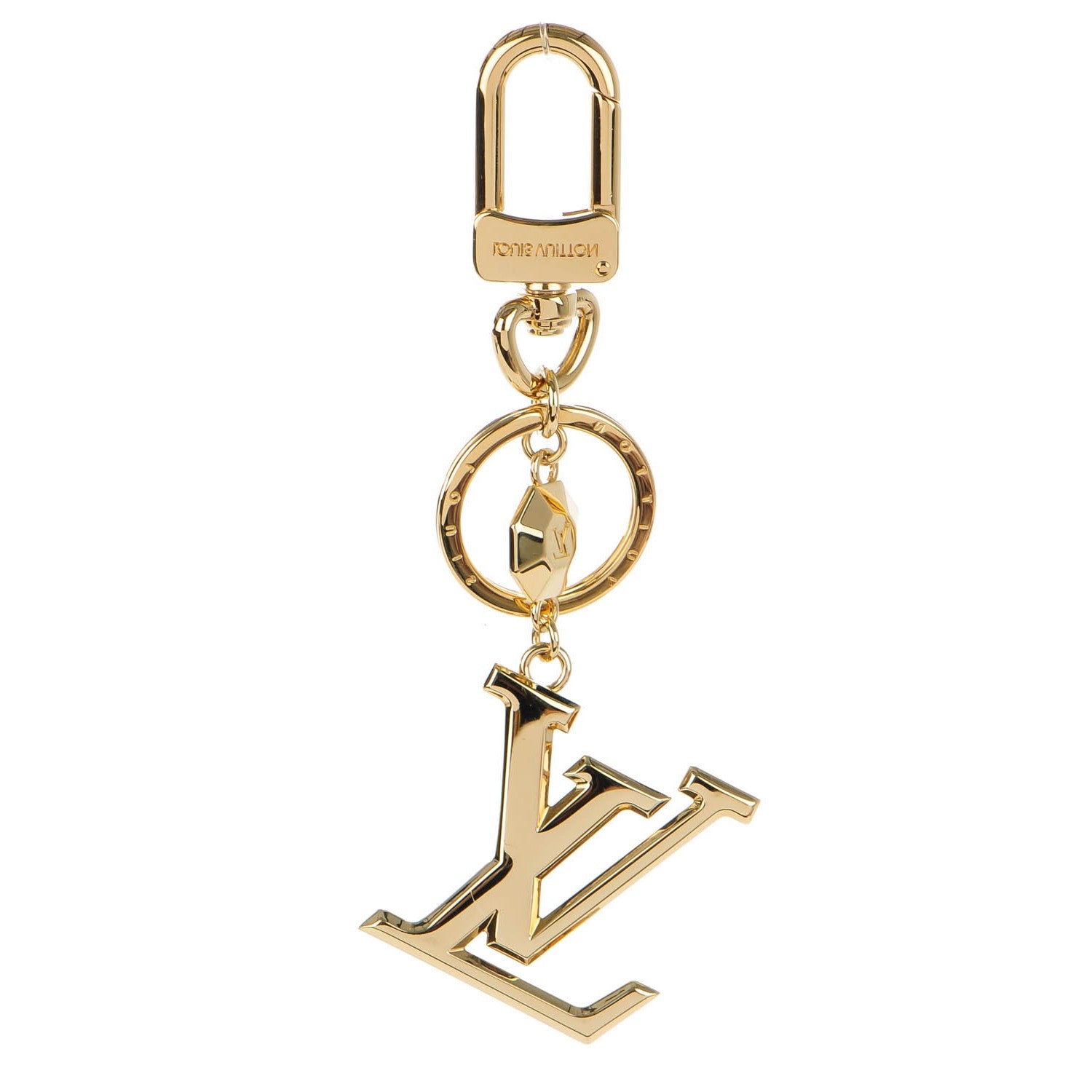 Louis Vuitton LV Facettes Key Holder Gold 1 of 5