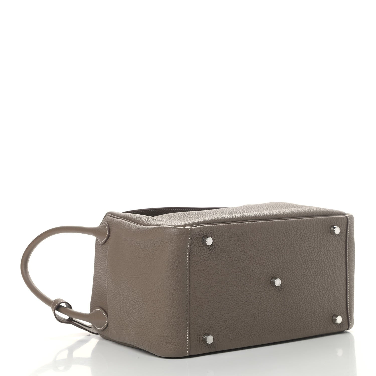 Hermes Taurillon Clemence Lindy 30 Etoupe 3 of 5