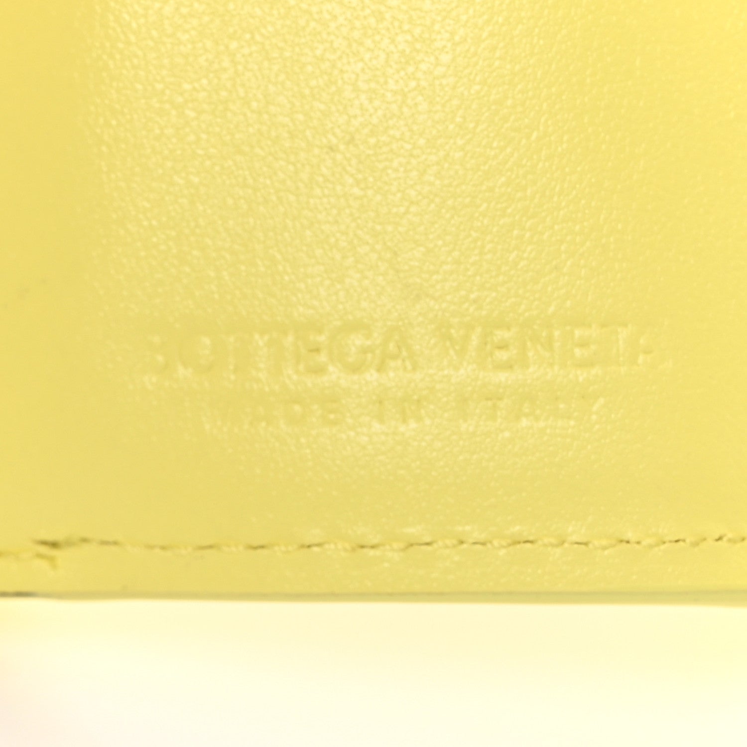 Bottega Veneta Nappa Intrecciato Tri-Fold Wallet Yellow 8 of 14