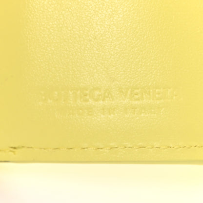 Bottega Veneta Nappa Intrecciato Tri-Fold Wallet Yellow 8 of 14
