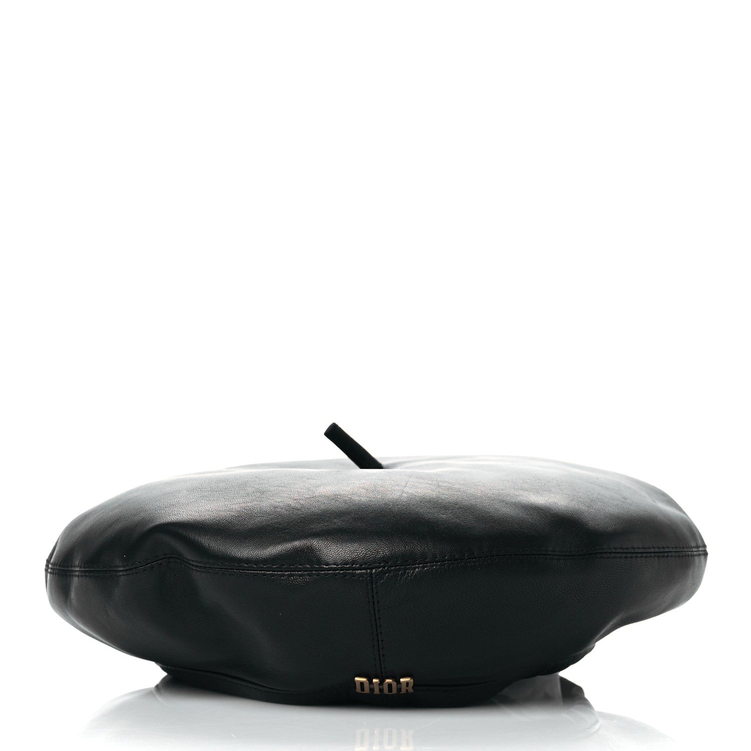 Christian Dior Lambskin D-Dream Beret 57 Black 3 of 8