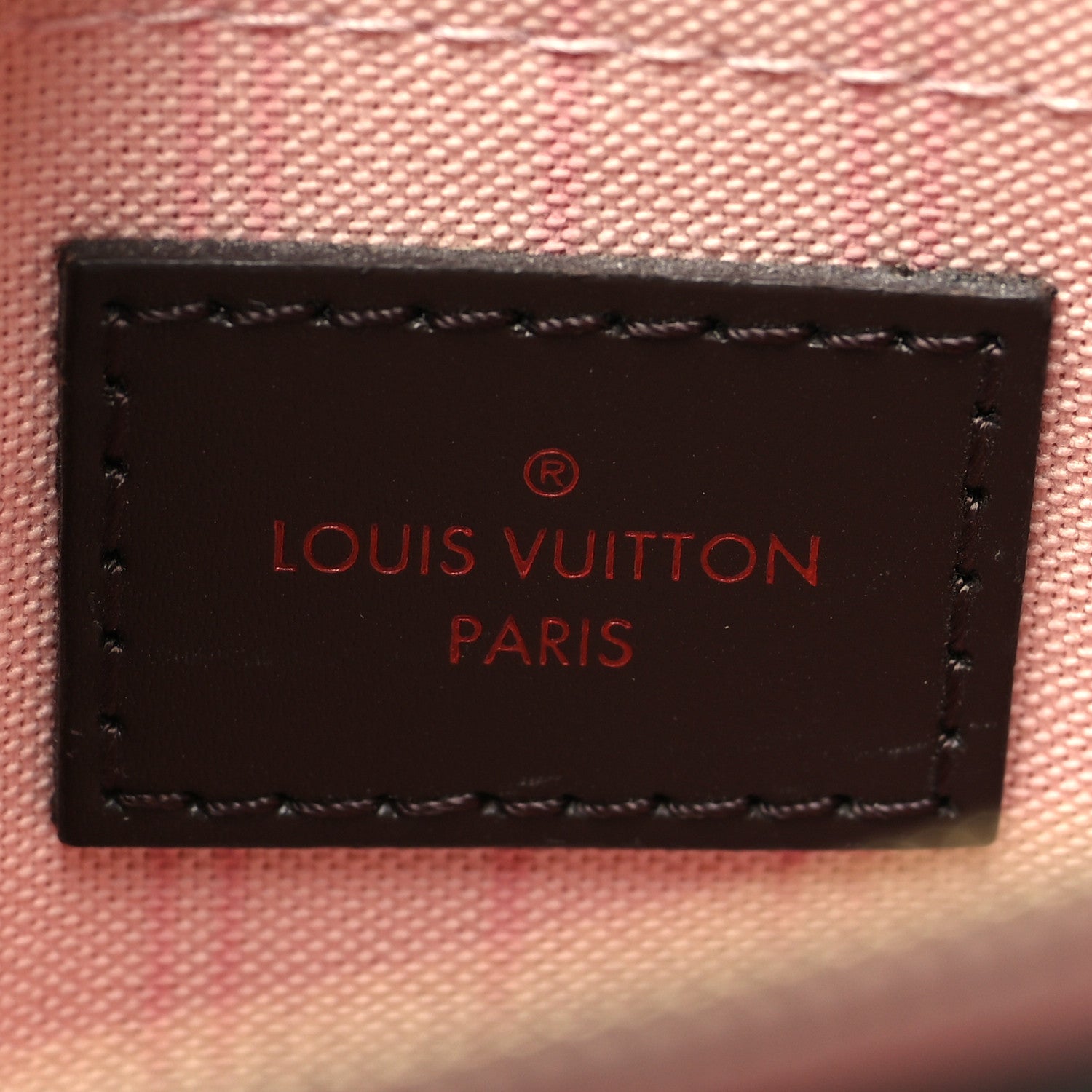 Louis Vuitton Damier Ebene Neverfull MM GM Pochette Rose Ballerine 6 of 8