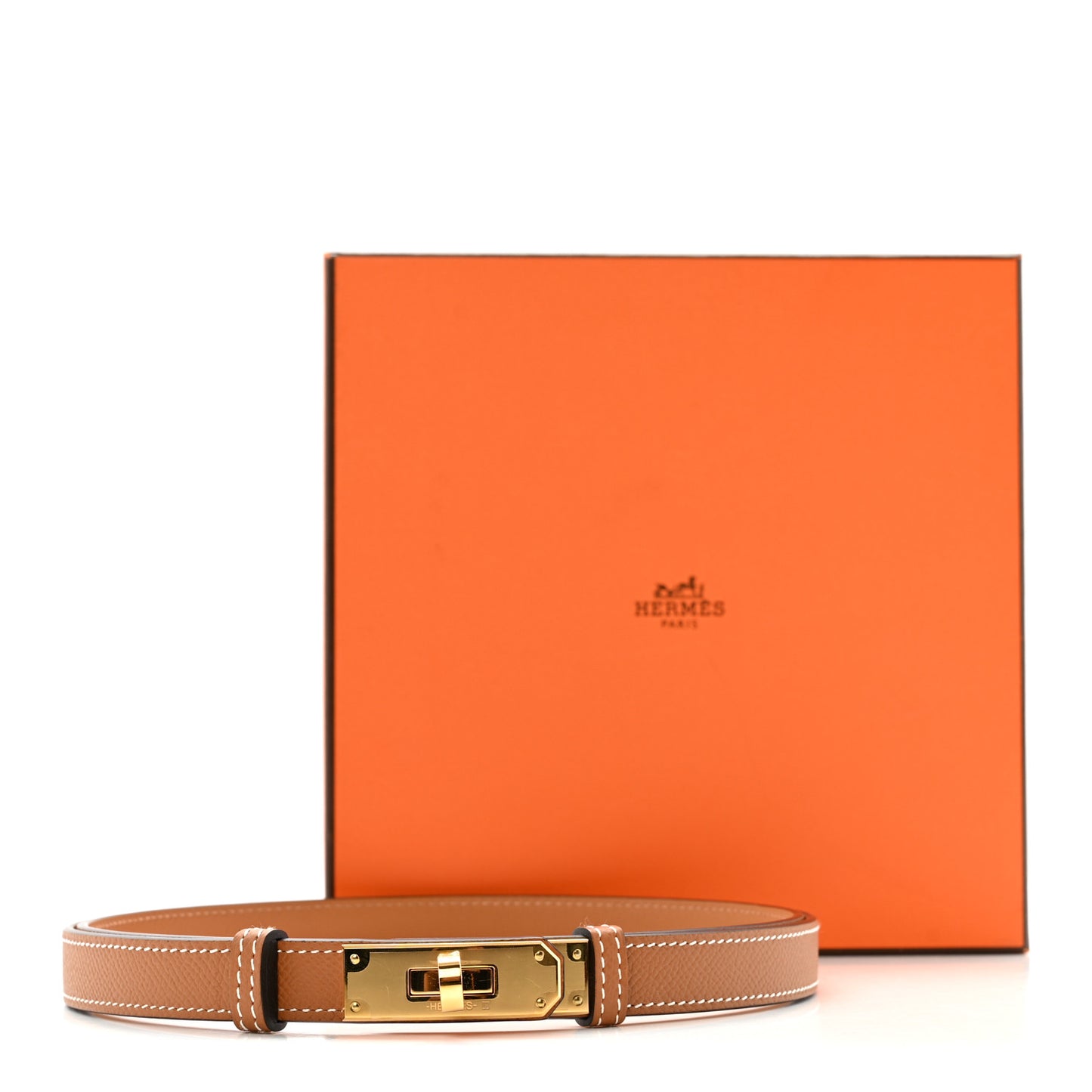 Epsom Kelly Belt Gold