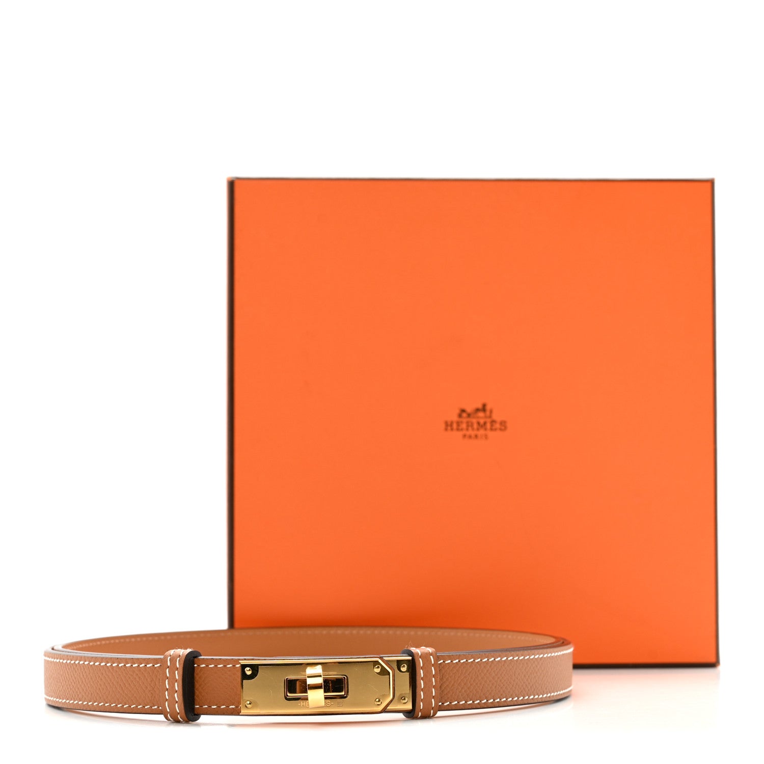 Hermes Epsom Kelly Belt Gold 4 of 4