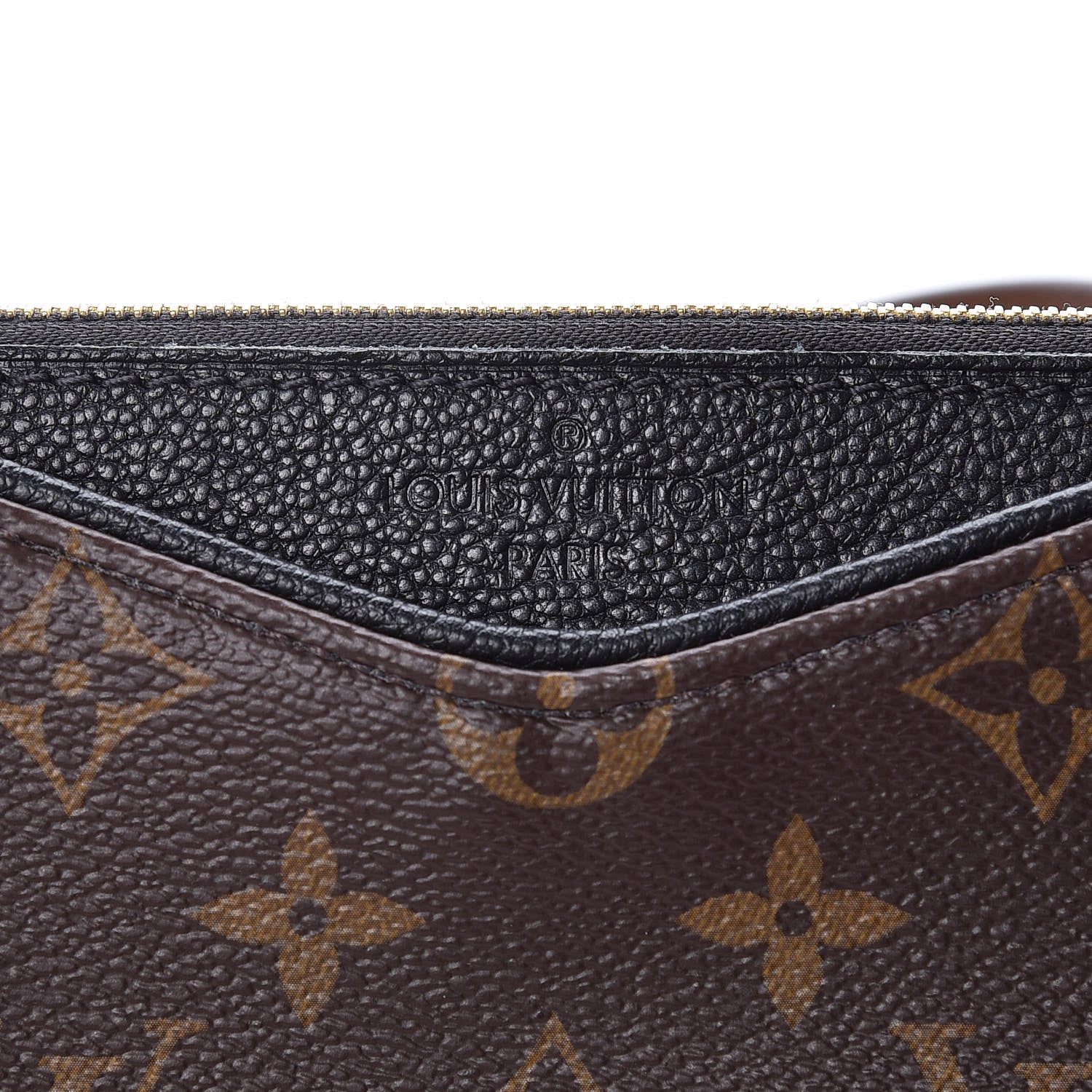 Louis Vuitton Monogram Pallas Clutch Black 7 of 11