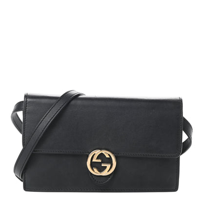 Gucci Calfskin Icon Wallet Black 1 of 19