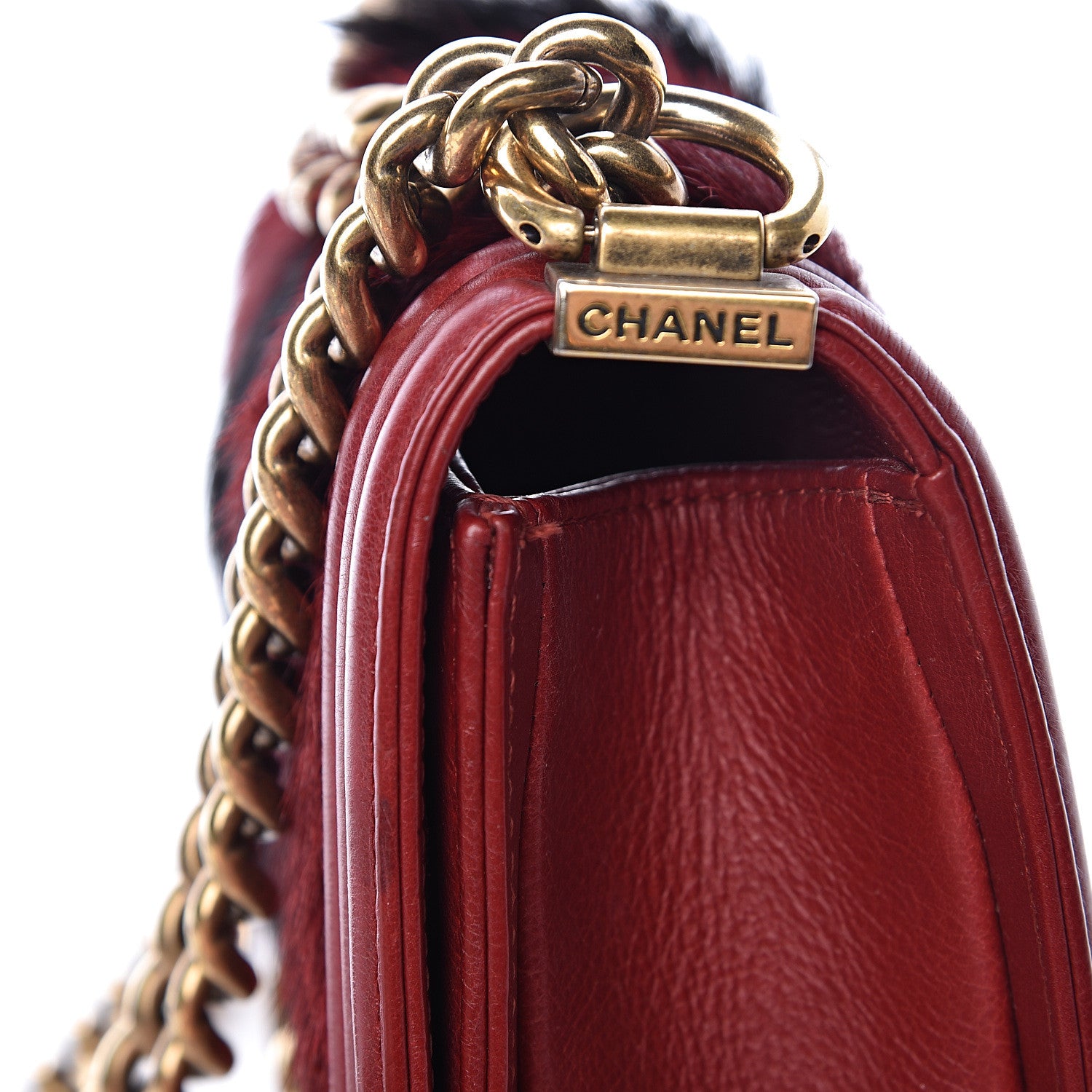 Chanel Goat Hair Small Boy Flap Red 20 of 20