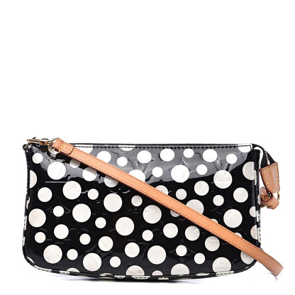 Louis Vuitton Vernis Kusama Infinity Dots Pochette Accessories Black 1 of 13