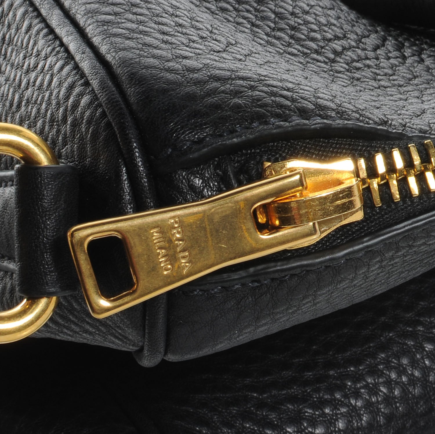 Prada Vitello Daino Shoulder Bag Nero Black 9 of 10