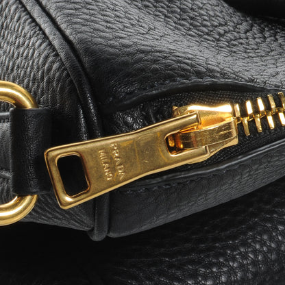 Prada Vitello Daino Shoulder Bag Nero Black 9 of 10
