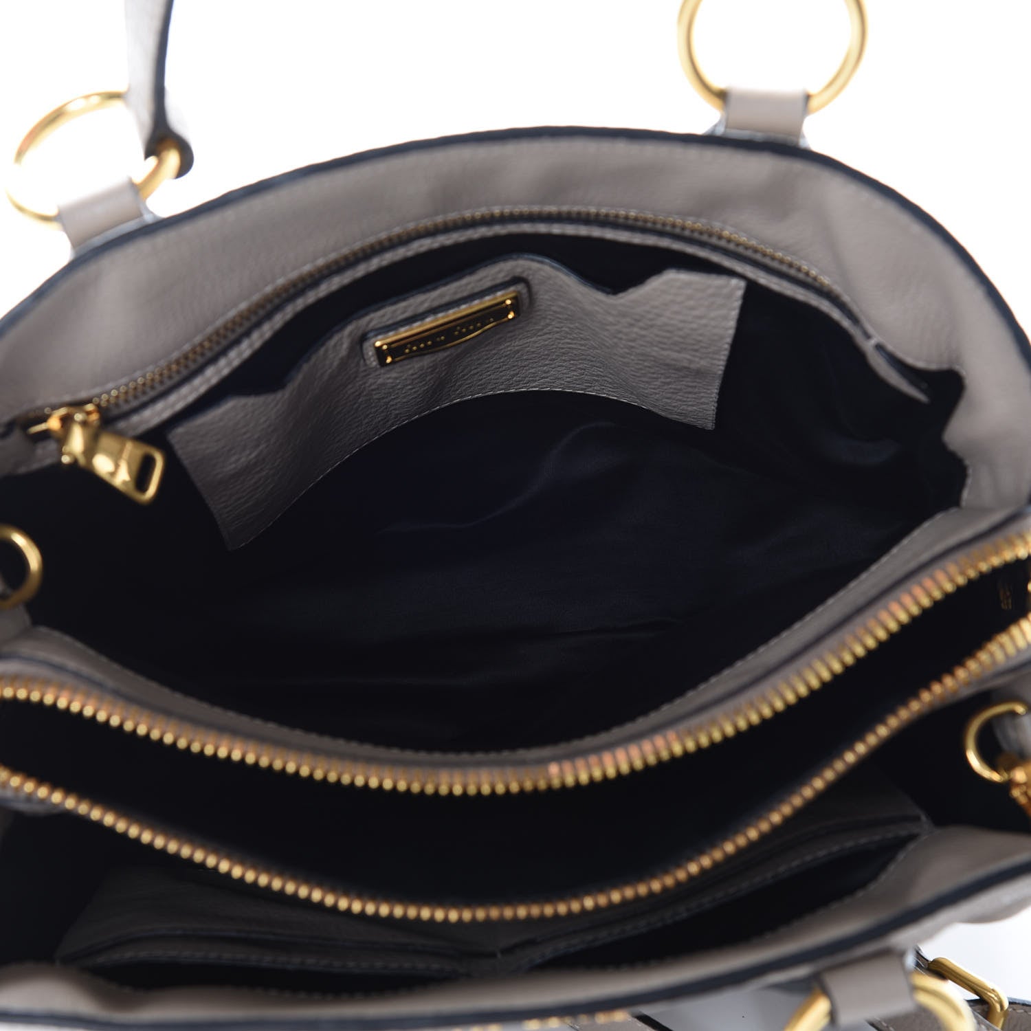 Miu Miu Vitello Daino Tote Pomice 6 of 10