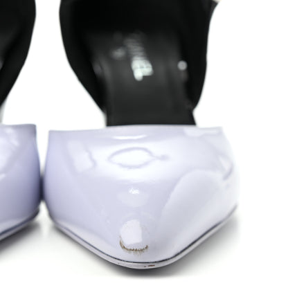 Chanel Patent Calfskin CC Pumps 35.5 Light Purple Black 5 of 5