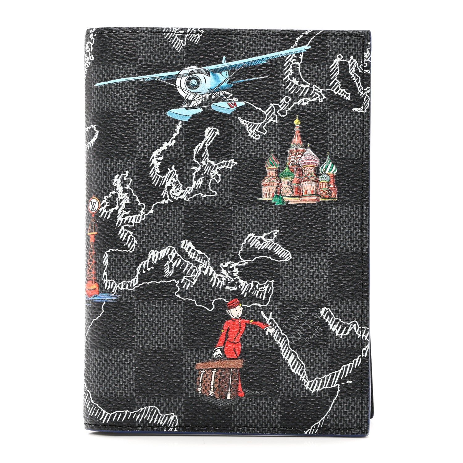 Louis Vuitton Damier Graphite Map Passport Cover 1 of 6