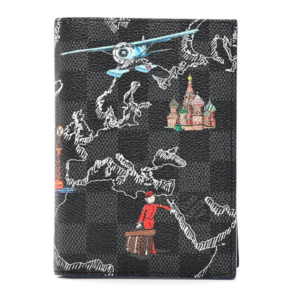 Louis Vuitton Damier Graphite Map Passport Cover 1 of 6