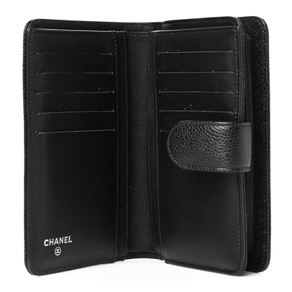 Chanel Caviar Timeless CC Zipped Pocket Wallet Black 5 of 11