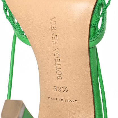 Bottega Veneta Mesh Nappa Stretch Ankle Tie 90mm Sandals 39.5 Grass 7 of 7