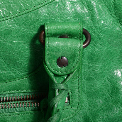 Balenciaga Agneau Classic Hardware City Vert Poker 9 of 12