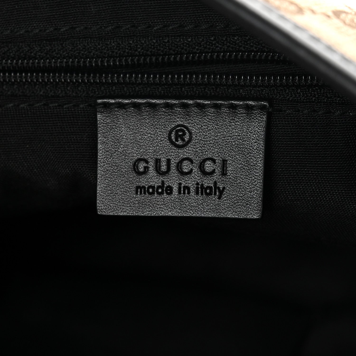 Gucci GG Monogram Web Flat Messenger Bag Black 6 of 11