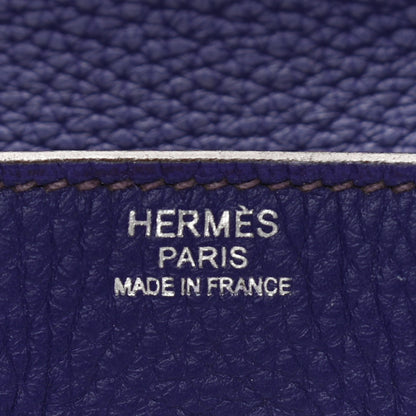 Hermes Taurillon Clemence Birkin 30 Iris 6 of 12