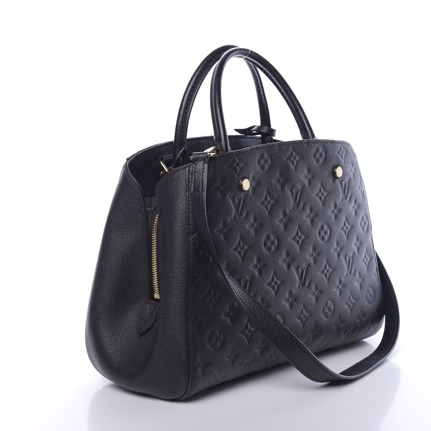 Louis Vuitton Empreinte Montaigne MM Black 3 of 10