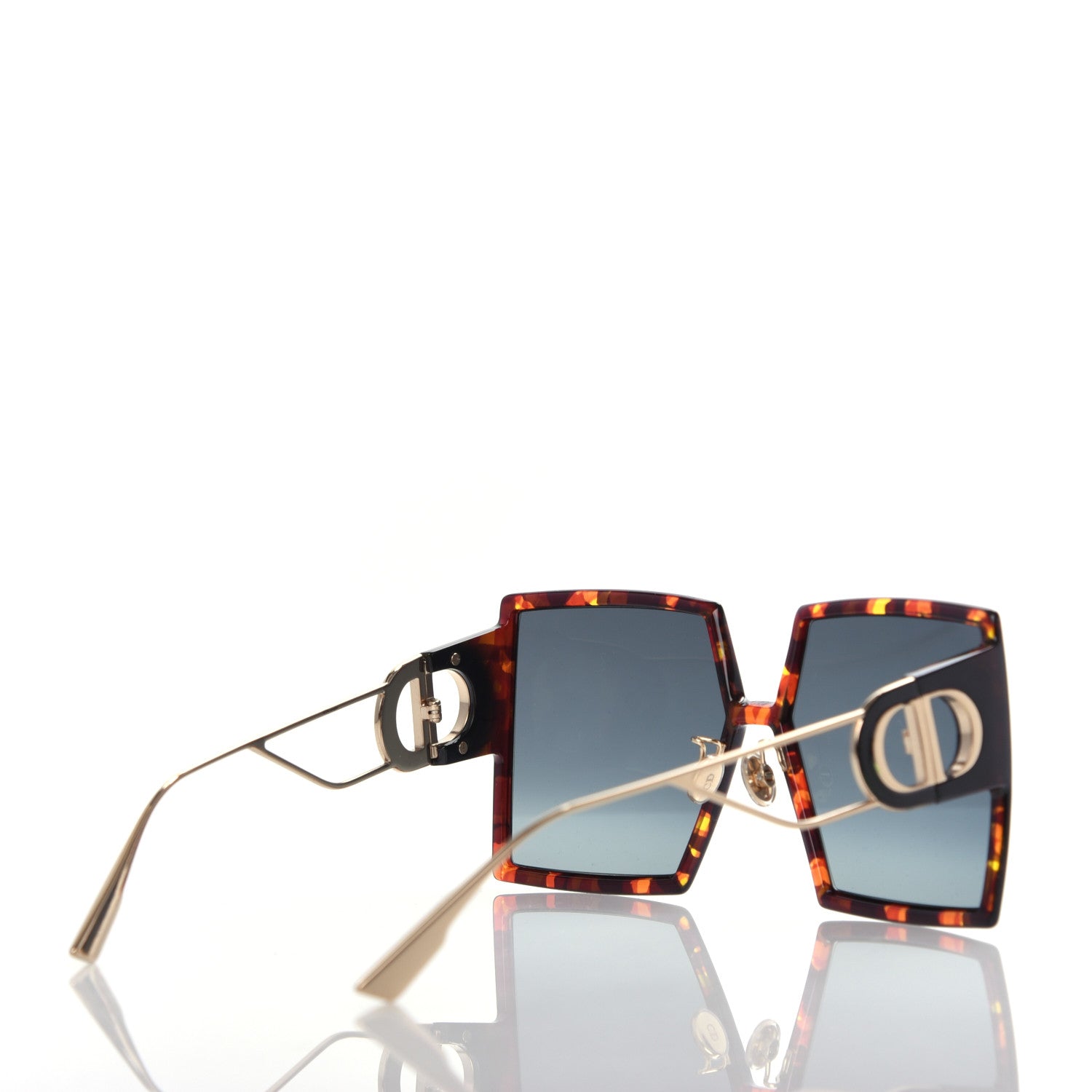 Christian Dior Square 30 Montaigne Sunglasses Tortoise 4 of 7