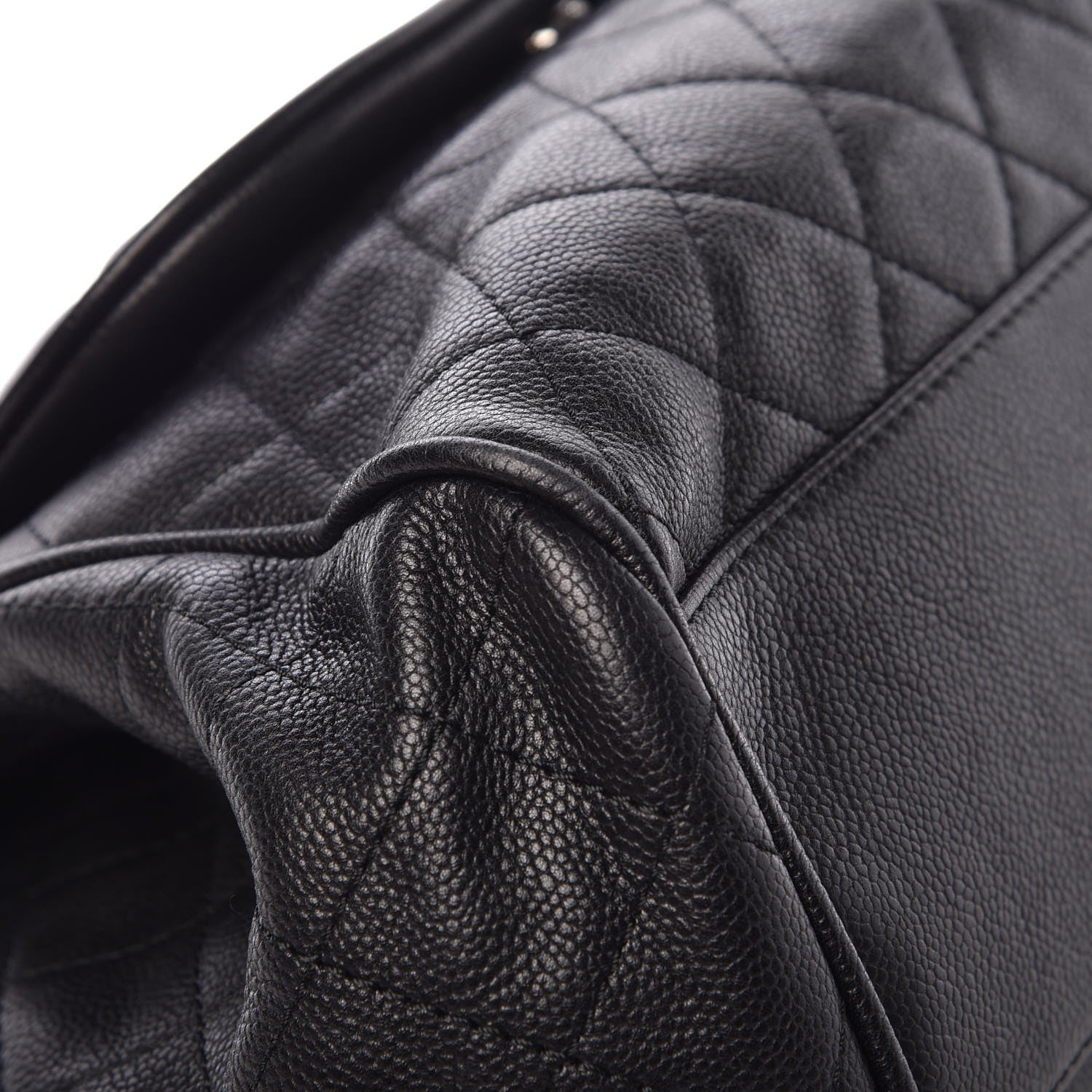 Chanel Caviar Quilted Timeless Accordion Flap Black 10 of 13