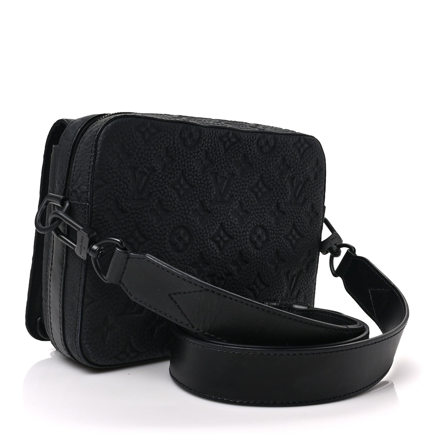 Louis Vuitton Taurillon Monogram Steamer Messenger Black 4 of 8