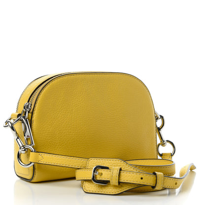 Marc Jacobs Calfskin Shutter Camera Crossbody Bag Sunshine Yellow 3 of 10