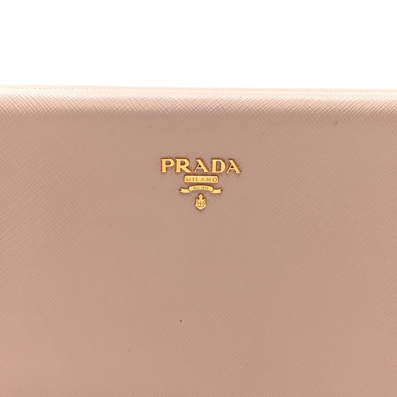 Prada Saffiano Lux East West Frame Clutch Cipria 7 of 9