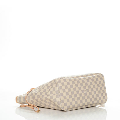 Louis Vuitton Damier Azur Neo Neverfull MM Rose Ballerine 4 of 8