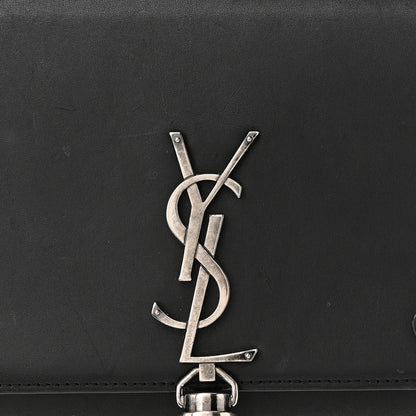 Saint Laurent Smooth Calfskin Classic Monogram Pins Kate Tassel Chain Wallet Black 7 of 14