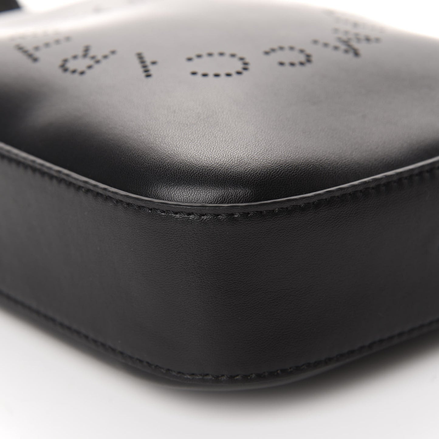 Eco Alter Nappa Perforated Logo Mini Bag Black