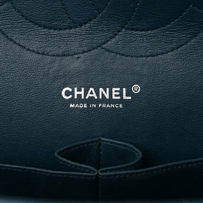 Chanel Patent Calfskin Quilted Jumbo Double Flap Turquoise 6 of 17
