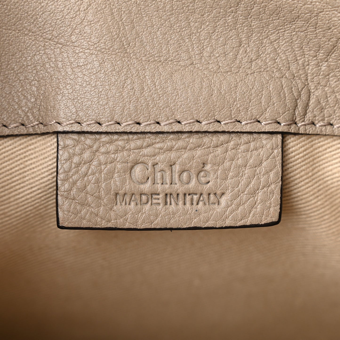 Suede Calfskin Mini Faye Backpack Motty Grey