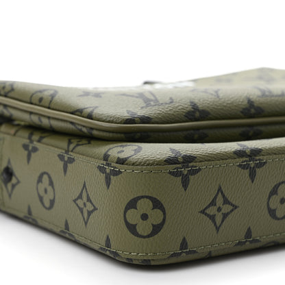 Louis Vuitton Monogram Trio Messenger Khaki Vermillion 7 of 8