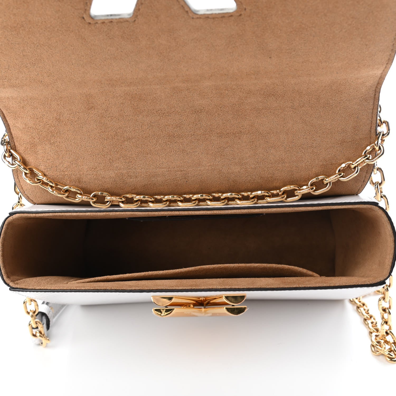 Louis Vuitton Epi Twist Shoulder Bag MM White 4 of 4