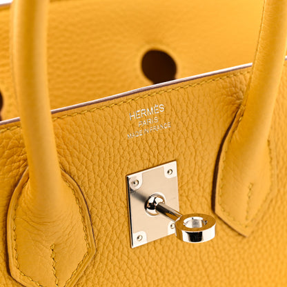 Hermes Togo Birkin 25 Jaune Ambre 6 of 10