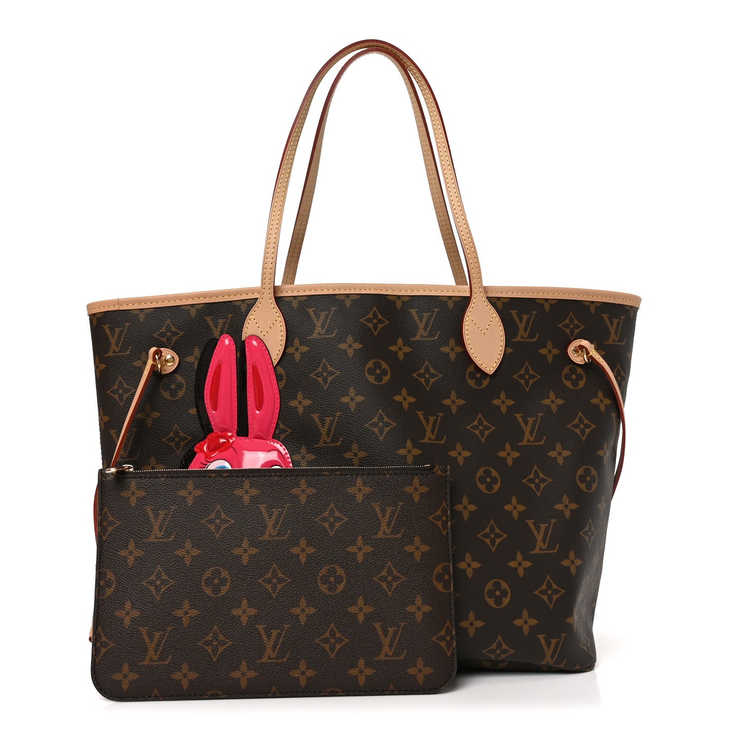 Louis Vuitton X Sun Yitian Monogram Rabbit Neverfull MM 3 of 10